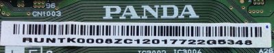T-CON PARA TV HAIER / NUMERO DE PARTE RUNTK0008ZC / CEC_PCB5460001A / PANEL LC546PU1L01 / MODELO 55UG2500	 - Imagen 2